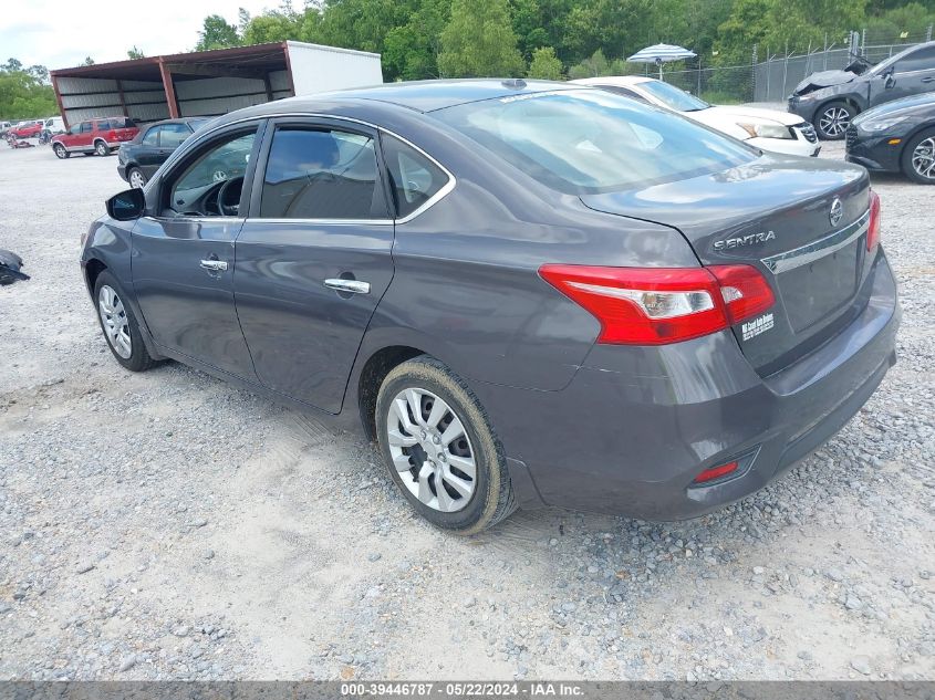 2016 Nissan Sentra Sv VIN: 3N1AB7AP1GY336102 Lot: 39446787