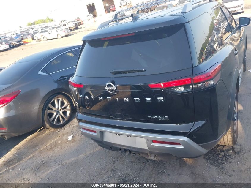 2023 Nissan Pathfinder Platinum 4Wd VIN: 5N1DR3DJ9PC205042 Lot: 39446801