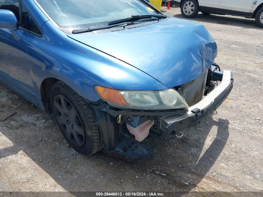 2008 Honda Civic Lx VIN: 1HGFA16598L006617 Lot: 39446812