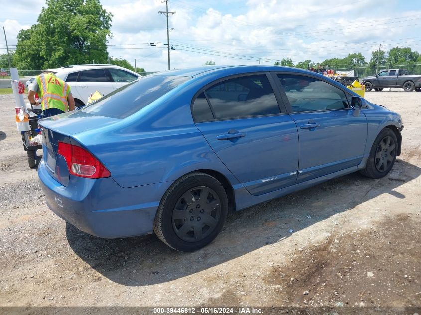 2008 Honda Civic Lx VIN: 1HGFA16598L006617 Lot: 39446812