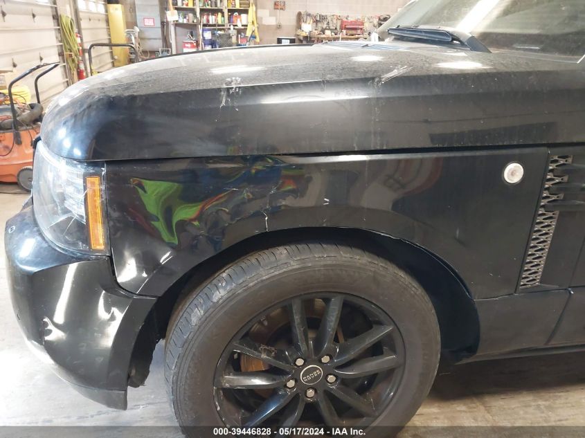 2012 Land Rover Range Rover Hse VIN: SALME1D45CA360488 Lot: 39446828