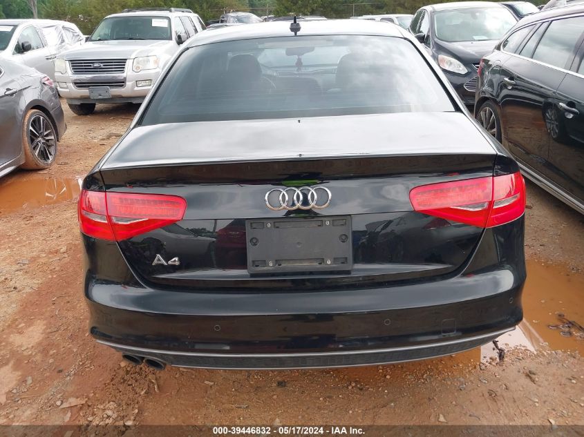 2014 Audi A4 2.0T Premium VIN: WAUEFAFL0EN007551 Lot: 39446832