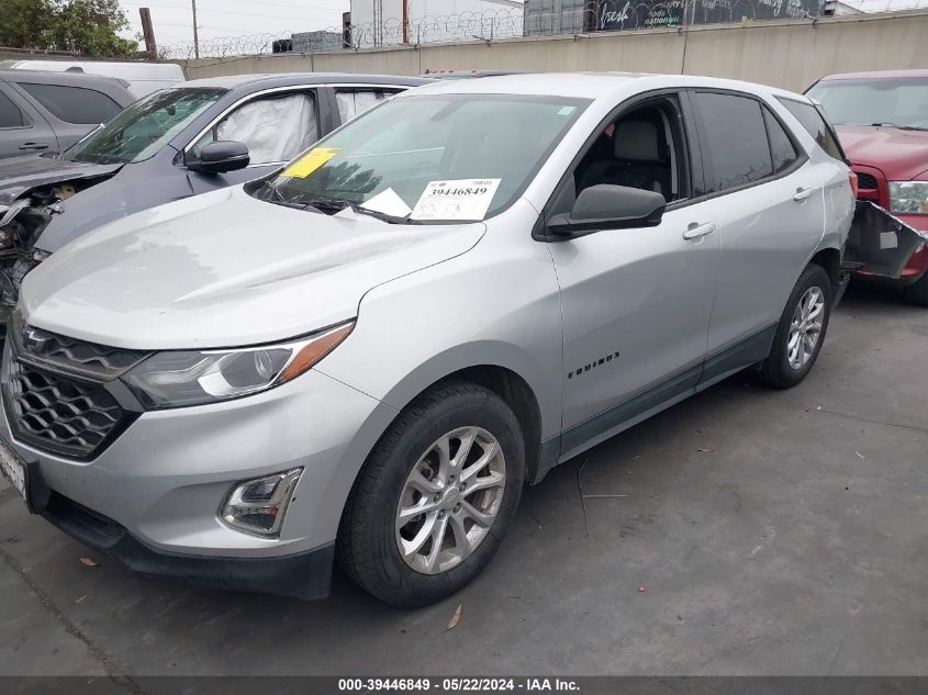 2019 Chevrolet Equinox Ls VIN: 3GNAXHEV6KS560577 Lot: 39446849