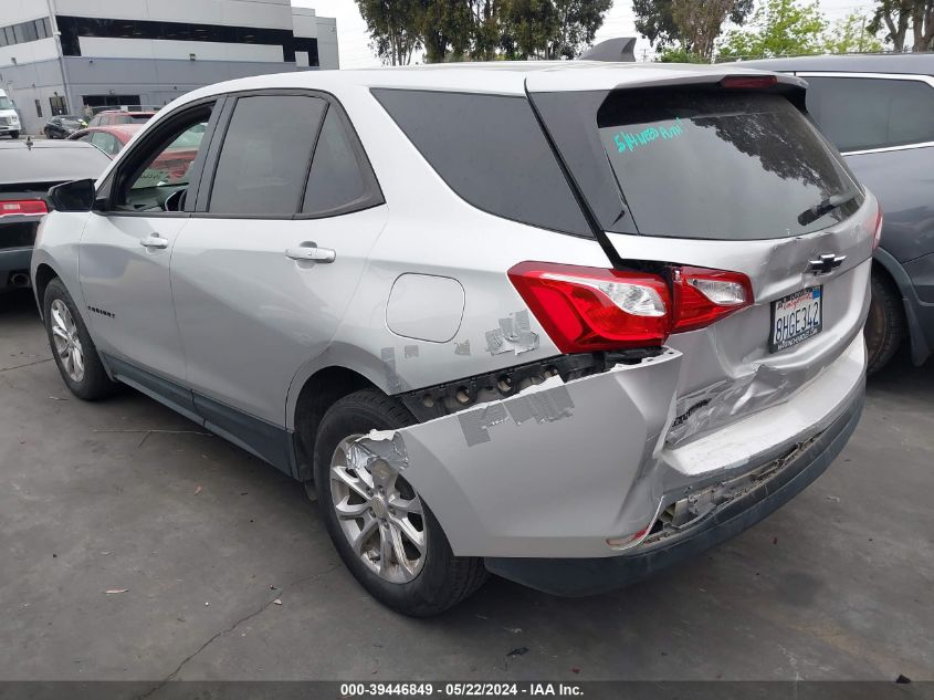 2019 Chevrolet Equinox Ls VIN: 3GNAXHEV6KS560577 Lot: 39446849