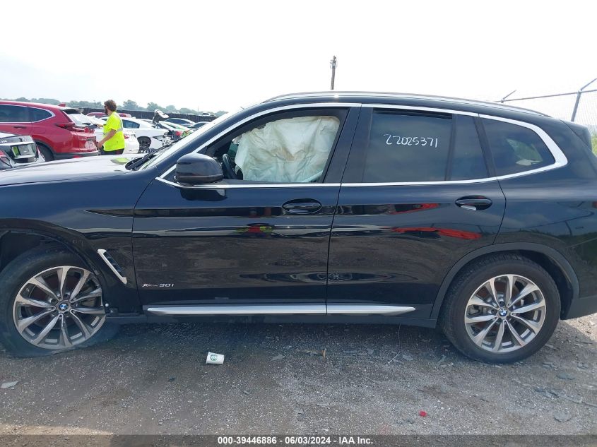 2018 BMW X3 xDrive30I VIN: 5UXTR9C5XJLC79344 Lot: 39446886