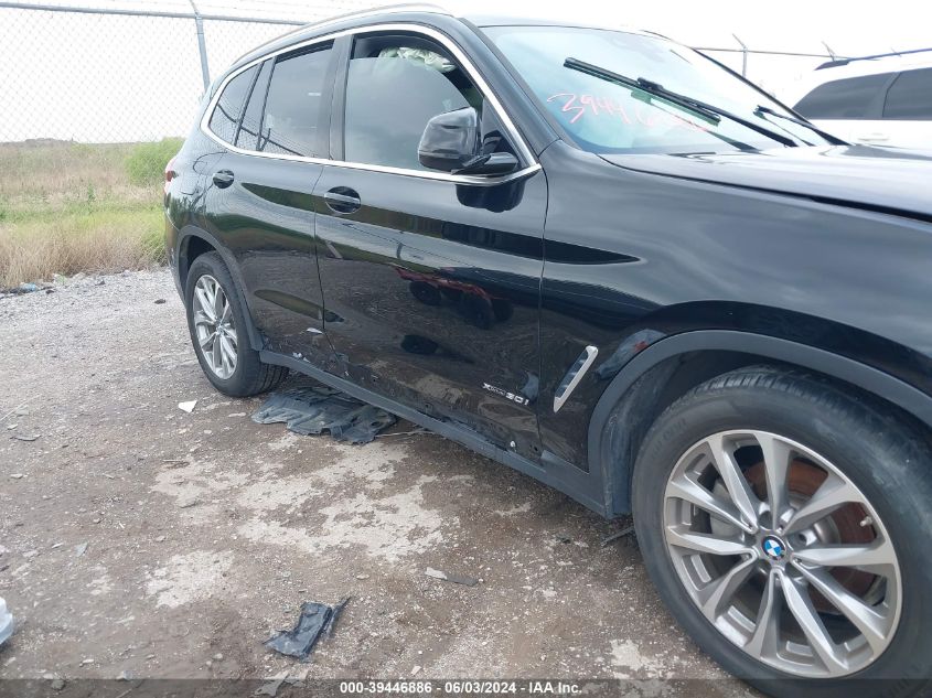 2018 BMW X3 xDrive30I VIN: 5UXTR9C5XJLC79344 Lot: 39446886