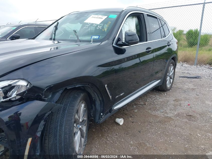 2018 BMW X3 xDrive30I VIN: 5UXTR9C5XJLC79344 Lot: 39446886