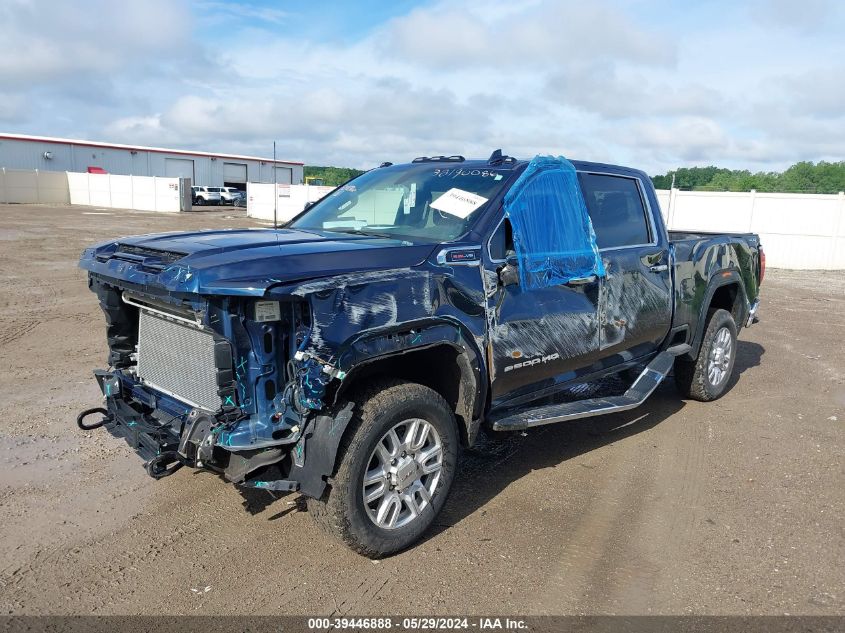 2022 GMC Sierra 2500Hd 4Wd Standard Bed Slt VIN: 1GT49NE79NF247290 Lot: 39446888