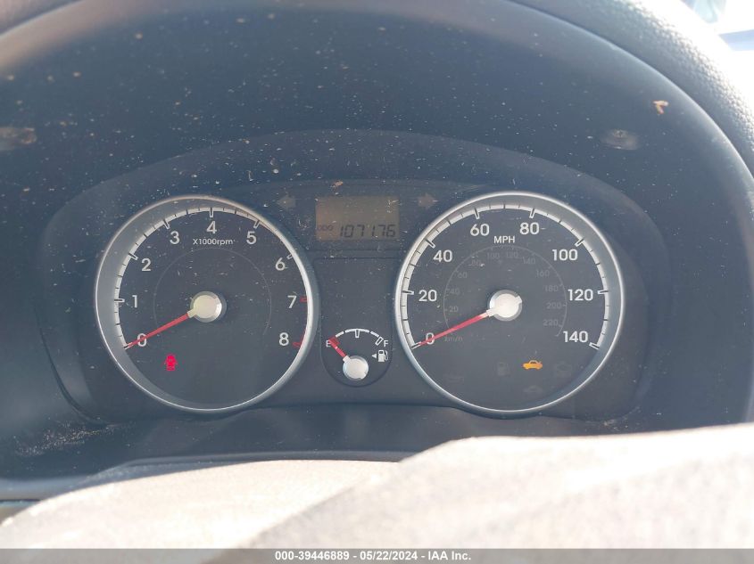 2010 Hyundai Accent Gls VIN: KMHCN4AC8AU427205 Lot: 39446889