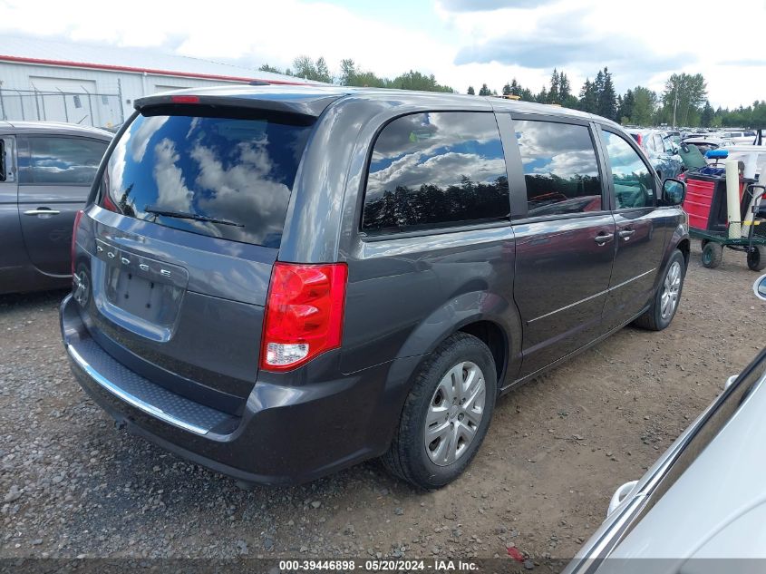 2016 Dodge Grand Caravan Se VIN: 2C4RDGBG4GR285154 Lot: 39446898