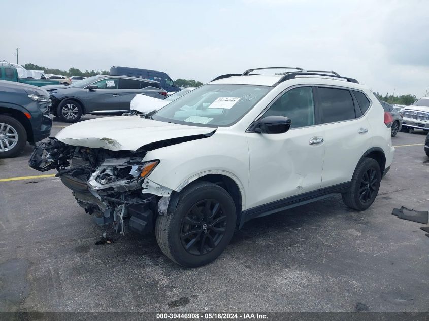 2017 Nissan Rogue Sv VIN: 5N1AT2MVXHC812425 Lot: 40372643