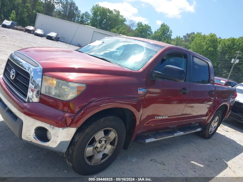 2008 Toyota Tundra Sr5 5.7L V8 VIN: 5TFDV54188X056709 Lot: 39446925