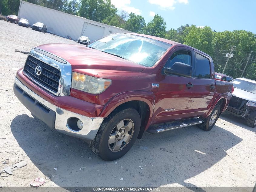 2008 Toyota Tundra Sr5 5.7L V8 VIN: 5TFDV54188X056709 Lot: 39446925