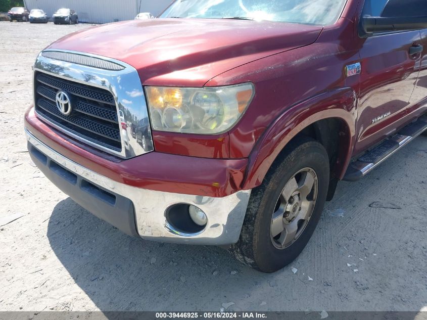 2008 Toyota Tundra Sr5 5.7L V8 VIN: 5TFDV54188X056709 Lot: 39446925