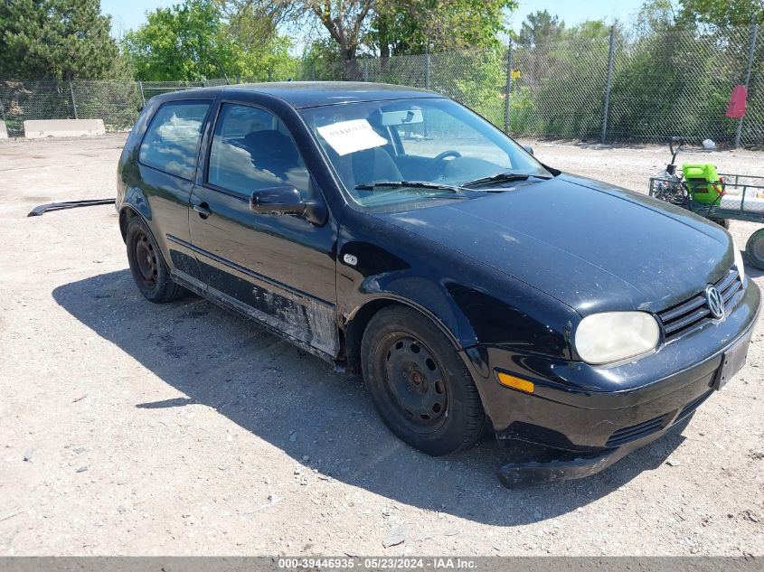 2001 Volkswagen Golf Gl VIN: 9BWBS61J114078459 Lot: 39446935