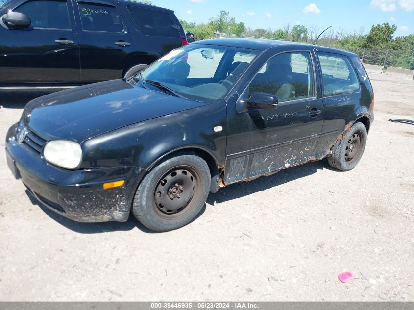 2001 Volkswagen Golf Gl VIN: 9BWBS61J114078459 Lot: 39446935