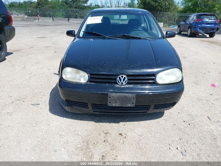 2001 Volkswagen Golf Gl VIN: 9BWBS61J114078459 Lot: 39446935