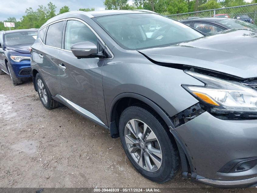 2015 Nissan Murano Sl VIN: 5N1AZ2MH4FN204863 Lot: 39446939