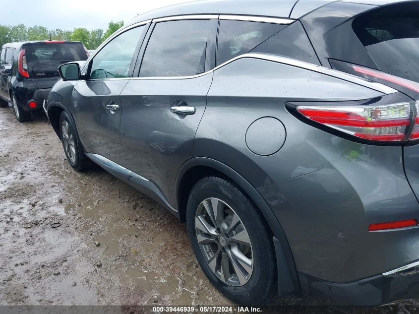 2015 Nissan Murano Sl VIN: 5N1AZ2MH4FN204863 Lot: 39446939