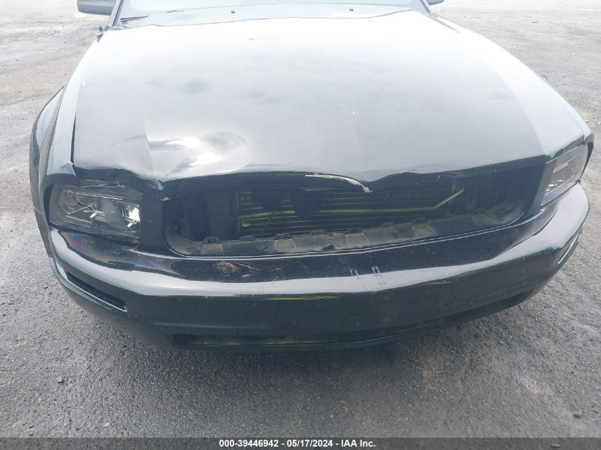 2006 Ford Mustang V6 VIN: 1ZVFT80N165187737 Lot: 39446942