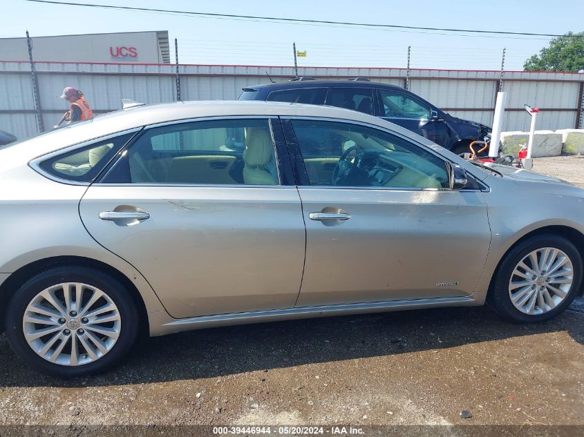 2013 Toyota Avalon Hybrid Limited VIN: 4T1BD1EB9DU008413 Lot: 39446944