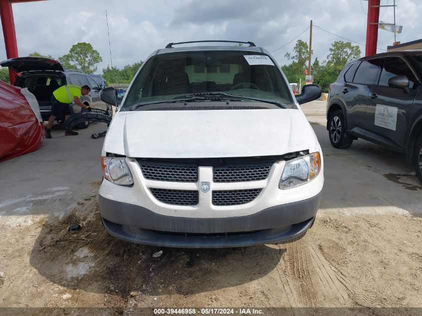 2003 Dodge Caravan Se VIN: 1D4GP25393B103860 Lot: 39446958