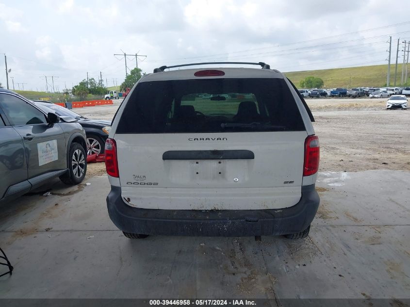 2003 Dodge Caravan Se VIN: 1D4GP25393B103860 Lot: 39446958
