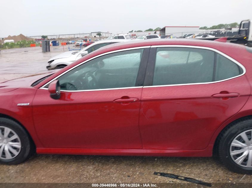 2019 Toyota Camry Hybrid Le VIN: 4T1B31HK7KU516780 Lot: 39446966