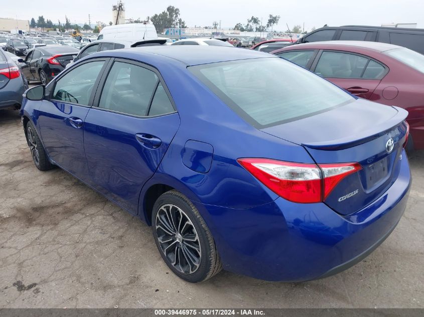 2014 Toyota Corolla S Plus VIN: 5YFBURHE5EP105132 Lot: 39446975