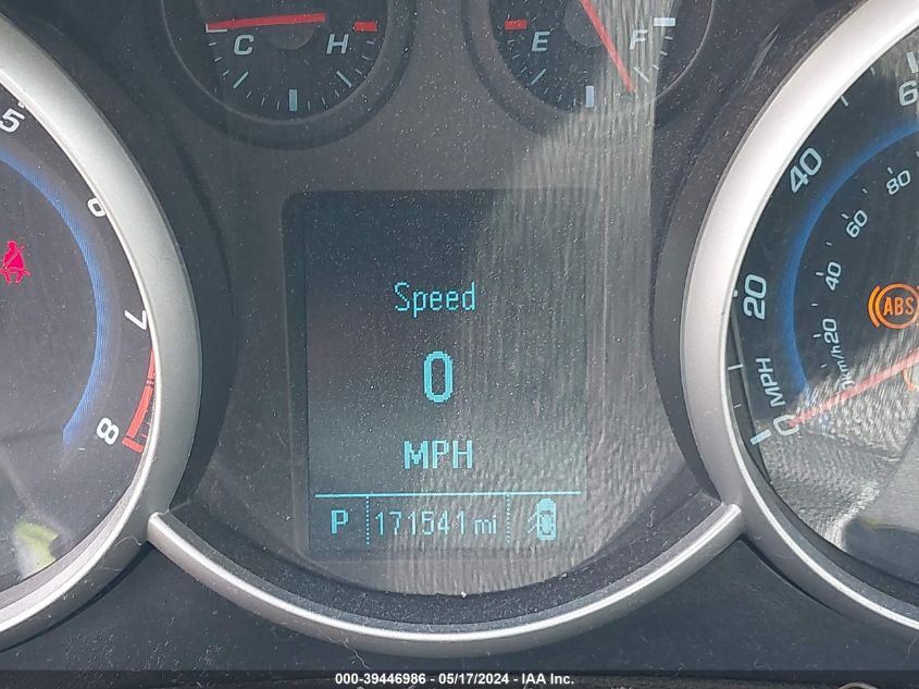 2012 Chevrolet Cruze 1Lt VIN: 1G1PF5SC4C7330326 Lot: 39446986