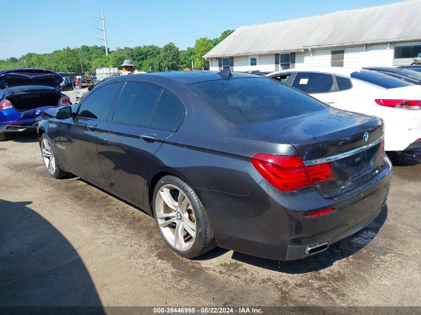 2015 BMW 750I VIN: WBAYA8C59FD825734 Lot: 39446995