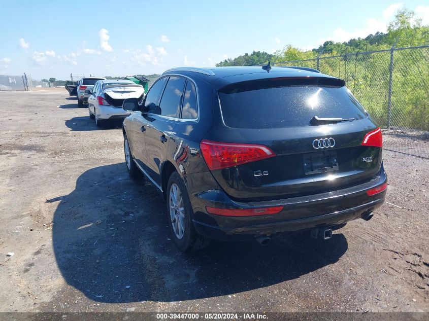 2012 Audi Q5 2.0T Premium VIN: WA1LFAFP8CA066911 Lot: 39447000