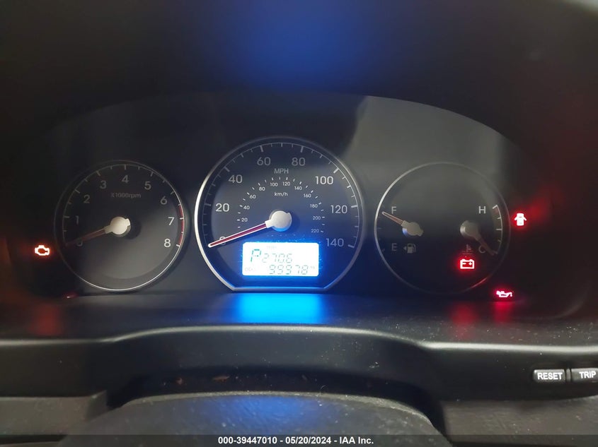 2010 Hyundai Santa Fe Gls VIN: 5NMSGDAB0AH363122 Lot: 39447010