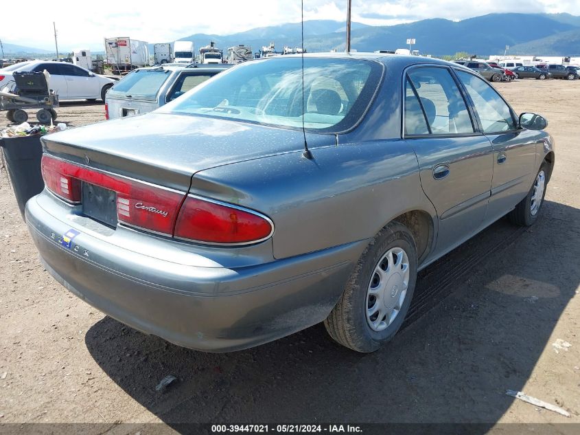 2004 Buick Century Custom VIN: 2G4WS52J841213419 Lot: 39447021