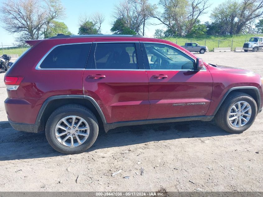 2021 Jeep Grand Cherokee Laredo X 4X4 VIN: 1C4RJFAG7MC584372 Lot: 39447038