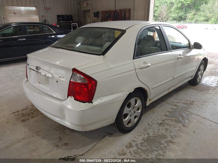 2004 Kia Spectra Ex/Lx VIN: KNAFE121745009758 Lot: 39447039