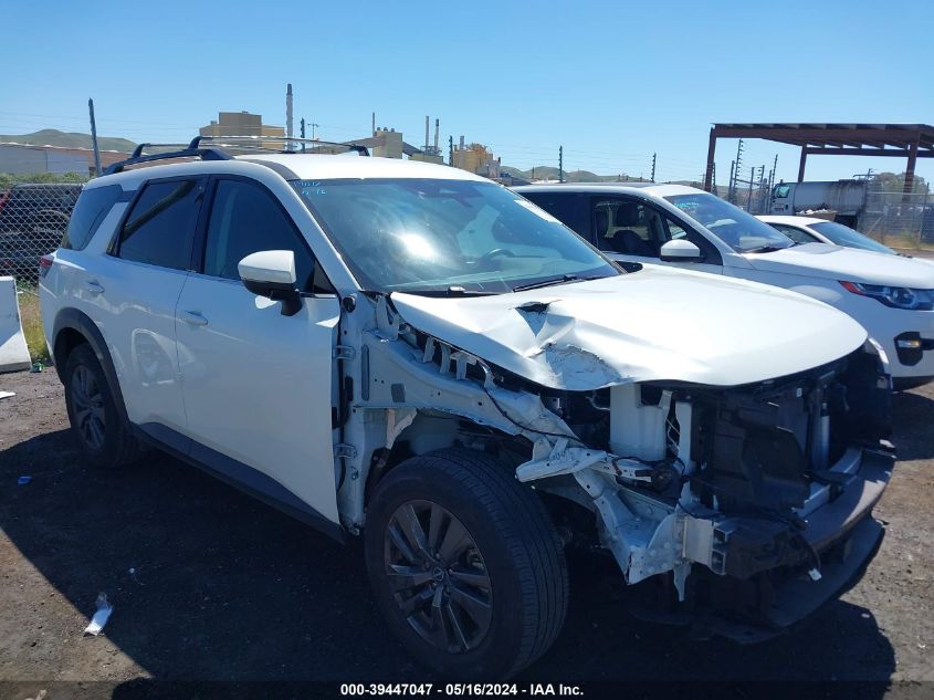 2022 Nissan Pathfinder Sv 2Wd VIN: 5N1DR3BAXNC247431 Lot: 39447047