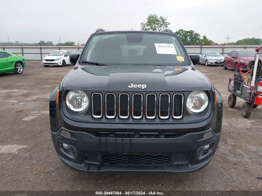 2018 Jeep Renegade Latitude Fwd VIN: ZACCJABB3JPJ35934 Lot: 39447064