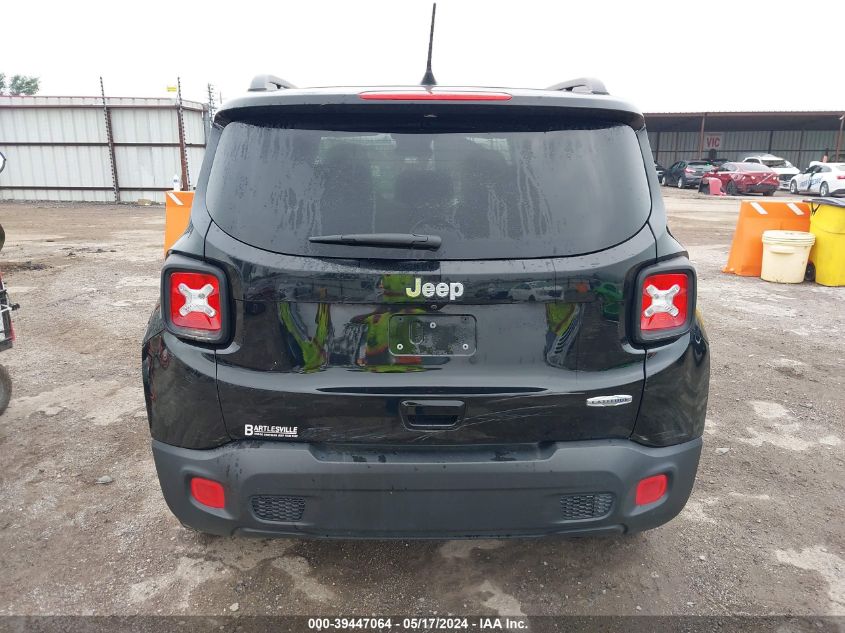 2018 Jeep Renegade Latitude Fwd VIN: ZACCJABB3JPJ35934 Lot: 39447064