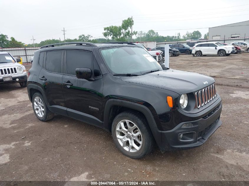 2018 Jeep Renegade Latitude Fwd VIN: ZACCJABB3JPJ35934 Lot: 39447064