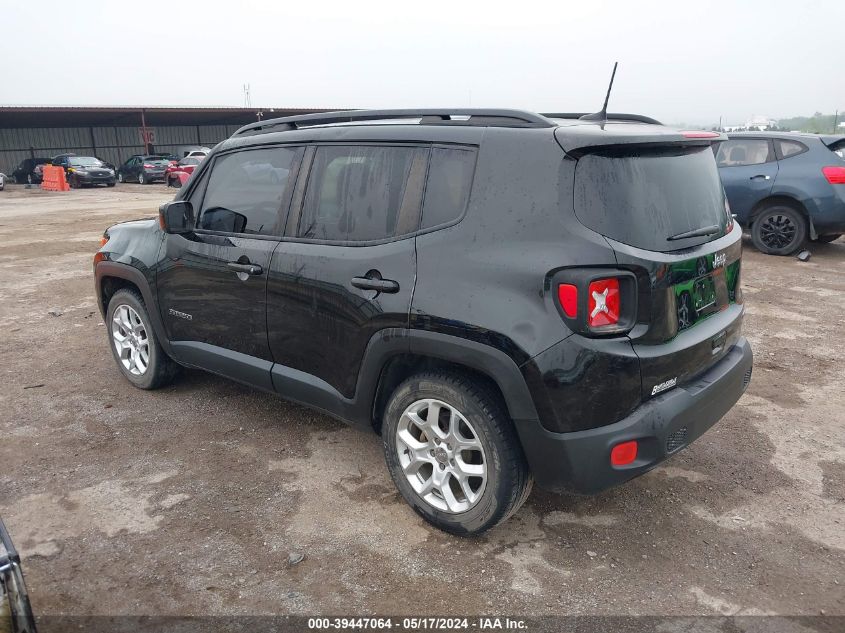 2018 Jeep Renegade Latitude Fwd VIN: ZACCJABB3JPJ35934 Lot: 39447064