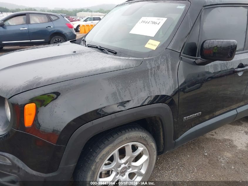 2018 Jeep Renegade Latitude Fwd VIN: ZACCJABB3JPJ35934 Lot: 39447064