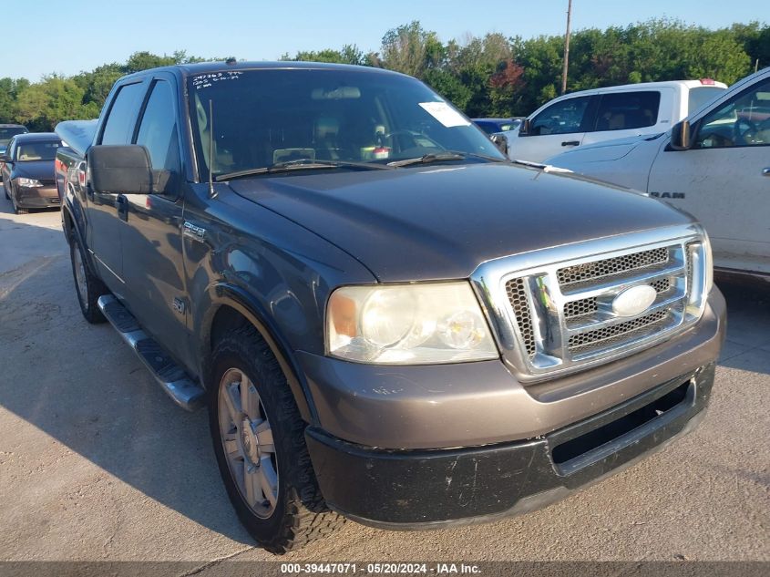 2008 Ford F-150 60Th Anniversary/Fx2/Xl/Xlt VIN: 1FTRW12W68KD13387 Lot: 39447071