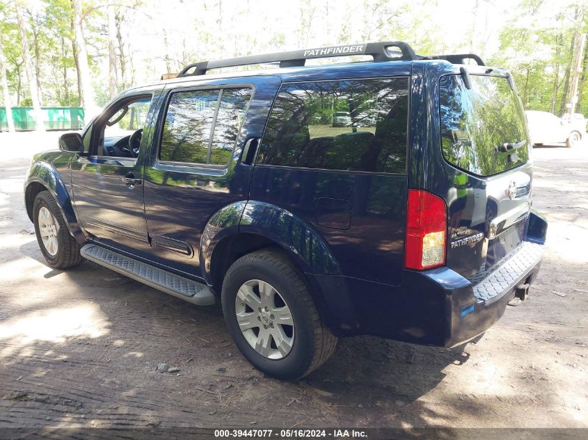 2007 Nissan Pathfinder Le VIN: 5N1AR18U97C602438 Lot: 39447077