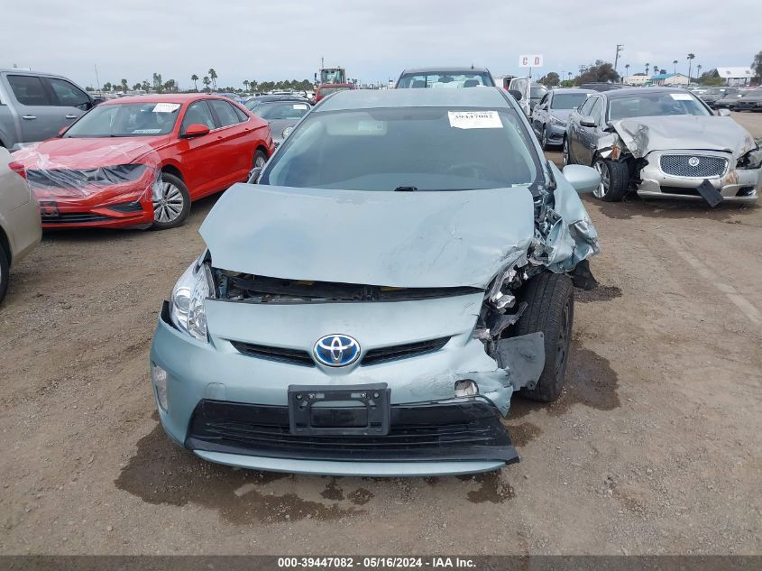 2013 Toyota Prius Two VIN: JTDKN3DU4D5615376 Lot: 39447082