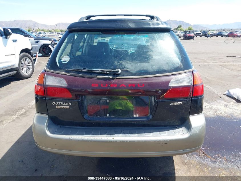 2003 Subaru Outback Limited VIN: 4S3BH686337637814 Lot: 39447083