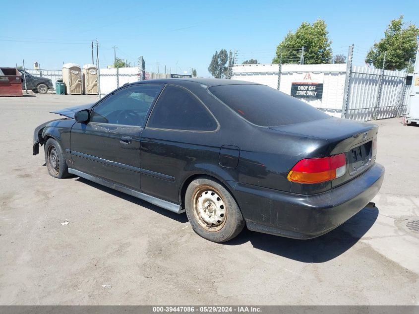 1996 Honda Civic Ex VIN: 1HGEJ8245TL062869 Lot: 39447086