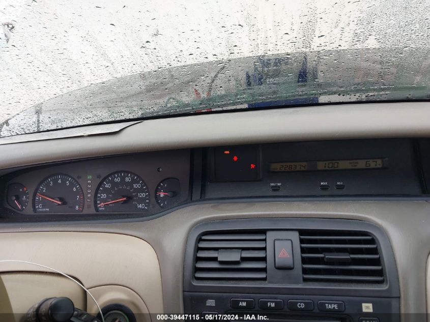 2003 Toyota Avalon Xl VIN: 4T1BF28B63U288317 Lot: 39447115