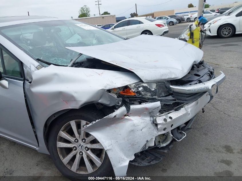 2012 Honda Civic Ex-L VIN: 2HGFB2F99CH546433 Lot: 39447116