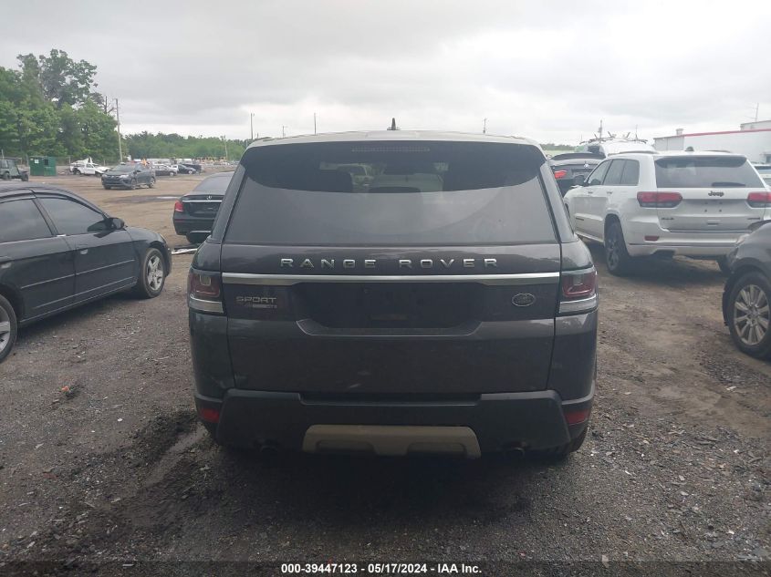 2016 Land Rover Range Rover Sport 3.0L V6 Supercharged Hse VIN: SALWR2VF6GA548025 Lot: 39447123